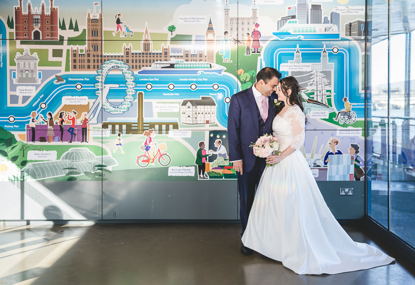  London Wedding Photographer for a Thames River Cruise